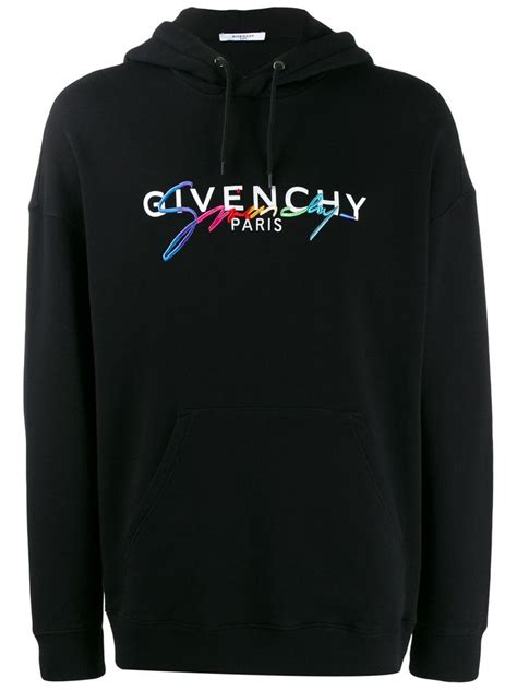 rainbow givenchy hoodie|Givenchy refracted embroidered hoodie.